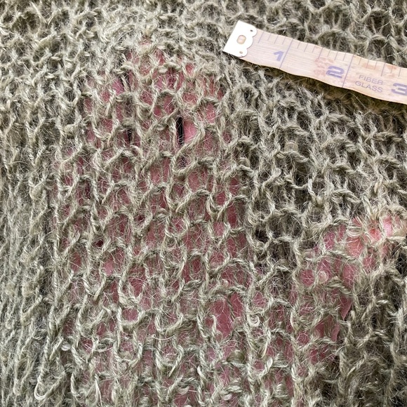 Elena Rossi Designs for Diane Carole Mills NY Vintage Green Cardigan Size Medium - Picture 6 of 11